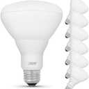 Feit Electric BR30 LED Light Bulb, 65W Equivalent, Dimmable, 650 Lumens, E26 Standard Base, 5000K Daylight, 90 CRI, Recessed Can Light Bulbs, 22-Year Lifetime, BR30DM/950CA/6, 5Pack
