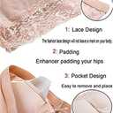 Vorcy Women Butt Pads Fake Butt Lifter Shapewear Padded Panties Hip Enhancer Pads Body Nude (S)