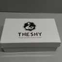 THESHY Women's Pointed Toe High Stiletto Heels Slingback Stretch Slip-on Pumps Backless Patent Leather Fashion Dress Shoes for Women (9, Black)