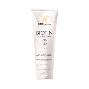 HAIRtamin Biotin Shampoo - Helps to Support Stronger, Longer, Thicker-Looking Hair with Sulfate-Free, Hydrating, Vitamin Rich Formula Shampoo, Made With Vitamin B5, Cucumber Extract, Aloe Vera