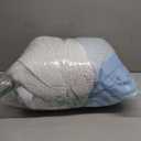 Subrtex 3 Inch Mattress Topper Cover (Only Cover) Mattress Topper Protector Bedding Rayon Made from Bamboo Removable Mattress Encasement with Zippers, King (White)