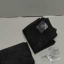 Mesh Bag with Handles, Collapsible Laundry Basket, Foldable Laundry Bag, Breathable Folding Beach Bag,Space-saving Travel Tote Bags (2, Black)