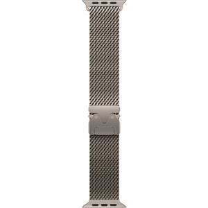 Apple Watch Band - Milanese Loop (49mm) - Natural Titanium - Small