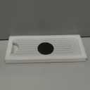 24'' Longer Faucet Mat for Kitchen Sink [Diatomite Stone Super Fast Drying] Stone Faucet Mat for Kitchen Sink Splash Guard Sink Stone Quick Dry around Faucet Stone Drying Mat Bathroom Quick Drying Mat (23.7" x 4", Light Gray)