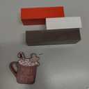 Yousoontic 4 Pcs Hot Cocoa Bar Christmas Wooden Table Decorations Gingerbread Rustic Block Signs Centerpiece Tiered Tray Xmas Wood Farmhouse Tabletop Decor Gift for Kitchen Entryway Home Desk