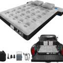 Umbrauto Truck Air Mattress for 5.5-5.8ft Full Size Truck Bed, Inflatable Pickup Airbed with Wireless Rechargeable Pump for Outdoor Travel