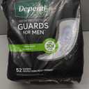 Depend Guards Incontinence Pads for Men, Maximum Absorbency, 52 Count