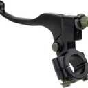 HIAORS 7/8" Universal Motorcycle Black Left Clutch Brake Handle Lever Perch for CRF XR 80 100 CRF80 XR200 SSR 125cc Coolster Roketa Baja X-Treme Pit Dirt Motor Bike Motocross Parts