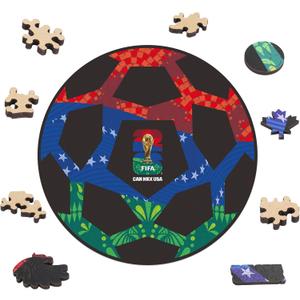 FIFA WorldCup2026 Wooden Puzzle Collectible Edition Ball 200Pcs DecorGift
