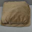 H.VERSAILTEX Rich Velvet Stretch 2 Piece Chair Cover Chair Slipcover Sofa Cover Furniture Protector Couch Soft with Elastic Bottom Chair Couch Cover with Arms Width Up to 49 Inch(Chair,Camel)