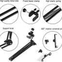 SAMHOUSING Tablet Stand for Bed,360 Degree Rotating Bed Tablet Mount Holder Stand with Aluminum Arm for iPad,iPhoneXS,N-Switch, Amazon Kindle Fire,or Other 4.7~12.9 inch-Screen Devices