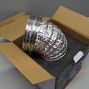 DV180 Magnetic Dryer Vent Kit, Airtight Seal Magntic Drver Vent Connector Kit, Including 6-Ply Aluminum Foil Duct and 2 Clamps, Easy to Clean Quick Connector