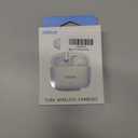 MBLUE AR02 Bluetooth Earbuds, 50H Playtime, ENC Noise Cancelling, 13mm Bass Driver, Touch Control, Wireless Earphones for Sports, Workouts, Calls, Gaming (White)