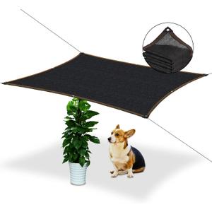 Garden Shade Cloth - for Plants Heat Protection 6'x8', 70% Vegetable Greenhouse Canopy with Grommets, Chicken Coop & Dog Kennel Cover, Outdoor Sun Tarp of Backyard & Balcony