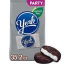 YORK Dark Chocolate Peppermint Pattie Miniatures, Holiday Candy Party Pack, Great Stocking Stuffer 35.2 oz (EXP 11/01/25)