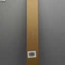 LazBlinds No Drill Zebra Blinds for Windows 34" W x 64" H, White