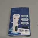 Electric Foot Callus Remover, Rechargeable Portable Electronic Foot File Pedicure Kits, Waterproof Foot Scrubber File, Professional Pedicure Tools, Foot Care for Dead Skin Ideal Gift, 3 Rollers