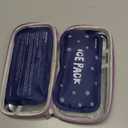 suzamed Insulin Cooler Travel Case,EVA Insulation Travel Medicine Kit with Temperature Display for Diabetes Care,Insulin Pen and Other Diabetic Supplies (Purple-Temp)