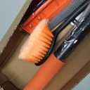 Buyplus 18FT Reach Car Wash Brush with Long Handle - Car Cleaning Kit with 3-12FT Extension Pole, Wheel Brush, Microfiber Cleaning Mop, Mitt, Window Squeegee for RV Truck SUV Boat Solar Pane Washing