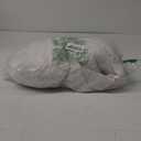 LAMIT 108 inch Semi Sheer Linen Curtains for Living Room, Back Tab and Rod Pocket Cream Curtains Light Filtering Country Rustic Neutral Drapes for Bedroom/Farmhouse, 2 Panels, 52 x 108 Inch