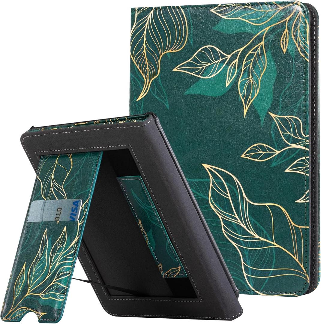 CoBak Case with Stand for 6.8 inch E-Book Reader -Cover with Auto Sleep Wake,Card Slot,Hand Strap Feature - Fits 11th Generationnot Compatible with Meebook/KoBo