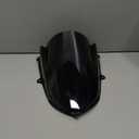 Motorcycle Windscreen Windshield Replacement for Yamaha YZFR6 YZF R6 YZF-R6 2017-2025 YZFR7 YZF R7 YZF-R7 2021-2025 PC Windscreen Double Bubble (black)