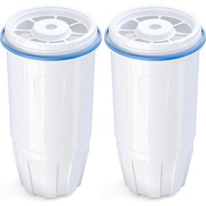 Upgraded Water Filter Replacement Fit for Zero Pitcher and Dispenser ZR-001 ZR-004 ZP-006 ZR-017, Five-Stage Filter System, Effectively Reducing Lead, Chromium, and Contaminants, 2 Packs, By BOGDA