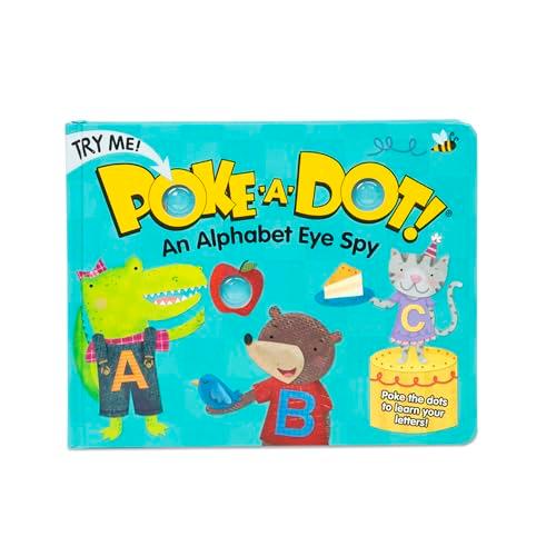 Melissa & Doug Poke-a-Dot! an Alphabet Eye Spy, Interactive Children's Board Book with Buttons to Pop, Educational Sensory Toy for Toddlers & Preschoolers Ages 3+ - FSC Certified