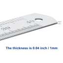 Large Stainless Steel Ruler Rule Measure Straight Edge 1 Metre Meter 40" 100cm