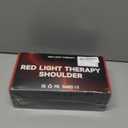 Red Light Therapy Belt for Shoulder Comfort - 5000mAh Cordless Heating Pad with 3 Massage Levels, 5 Light Modes, Adjustable Strap