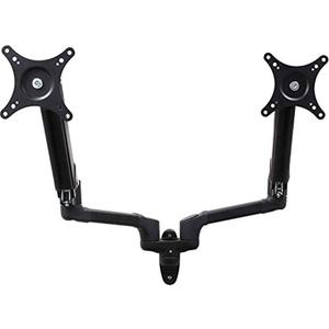 Pegasus Dual LCD/LED Monitor Full Aluminum Gas Spring Arms Height Adjustable Universal 2 Screen Wall Mount