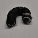 Hon&Guan 3 inch 16 FT Long Air Ducting, Heavy-Duty Four-Layer Protection Dryer Vent Hose for Heating Cooling Ventilation and Exhaust-with 2 Clamps, Black