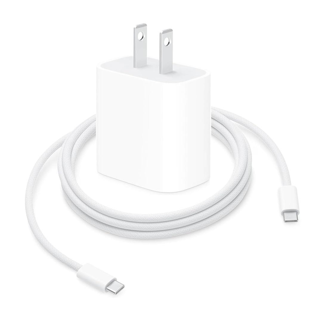 6FT 20W USB type C Charger Fast Charging for iPhone 16e 16 15,iPad 11 A16 2025 Air Pro 13/12.9,10th, 5/4, AirPods 4 4th ,AirPods Pro 2nd Gen, AirPods Max 2024, Beats Solo 4/Powerbeats Pro 2 Cable Cord