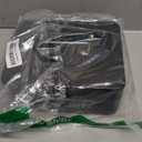 KYODOLED Cash Box with Combination Lock Safe Metal Money Box with Money Tray for Security Lock Box 7.87"x 6.30"x 3.35" Black (Medium)