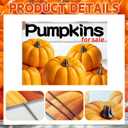3 Pcs Pumpkins for Sale Yard Sign with Stakes, 12 x 16 Inches Double Sided Print Outdoor Fall Pumpkin Patch Garde Yard Sign for Outdoor Indoor Fall Halloween Thanksgiving