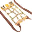 PartyKindom Adjustable -skid Snow Tire Chains for Cars Suvs Pickup Trucks Emergency Traction Chains for Snow Mud Tire