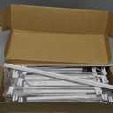 Drink Organizer for Fridge, Upgraded Drink dispenser for fridge, Automatic Pusher Glide,12oz 16oz - Can Dispenser for Fridge - Holds up to 20 Cans - 5 Rows White (12InchDepth)