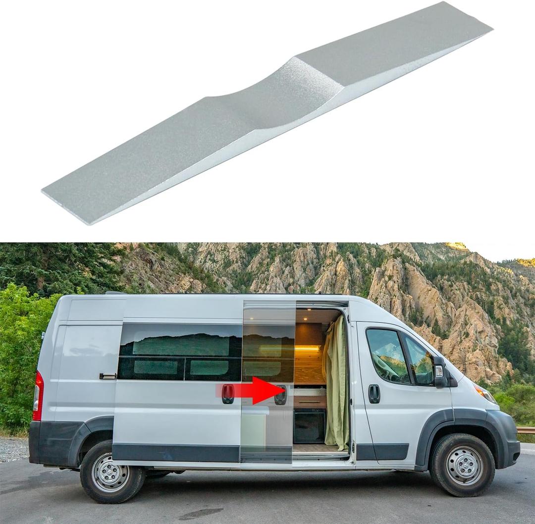 Aluminum Sliding Door Stopper for Van RV mods Replacement for Sprinter, Promaster, Transit, Campervans Midway Door Stopper 1 Pcs Square