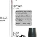 Walking Cane for Men & Women & Seniors - 36.5 Inch Heavy Duty 500+ lbs Capacity, Ergonomic Handle, Decorative & Ornate Design, Gothic & Goth Elegant Matte Black & Gold Artistry, Metal Cane