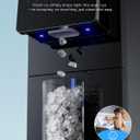 CyberChill Nugget Ice Makers Countertop Dispenser, 40lbs/Day Touch-Free Ice