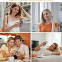 Magnetic Phone Grip for MagSafe, 4-in-1 Phone Ring Holder with Mini Tripod & Kickstand, Ultra-Slim MagSafe Accessories for iPhone 17 Pro/MAX 16/15/14 Series (Black)