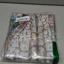 mutakin Wood Grain Flower Rectangle Tablecloth Washable Table Cloth 60x90 Inch Table Cover Waterproof for Decoration Kitchen Dining Room