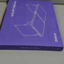 Foldable Laptop Desk, SUVANE Breakfast Serving Bed Tray, Portable Mini Picnic Table Storage Space Lap Desk Reading Holder(Pink)