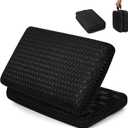 AnyForce Foldable Travel Seat Cushion- Lightweight Comfort Airplane Seat Cushion for Long Flights, Camping, Bleachers, Home, Office, Driving (Black)