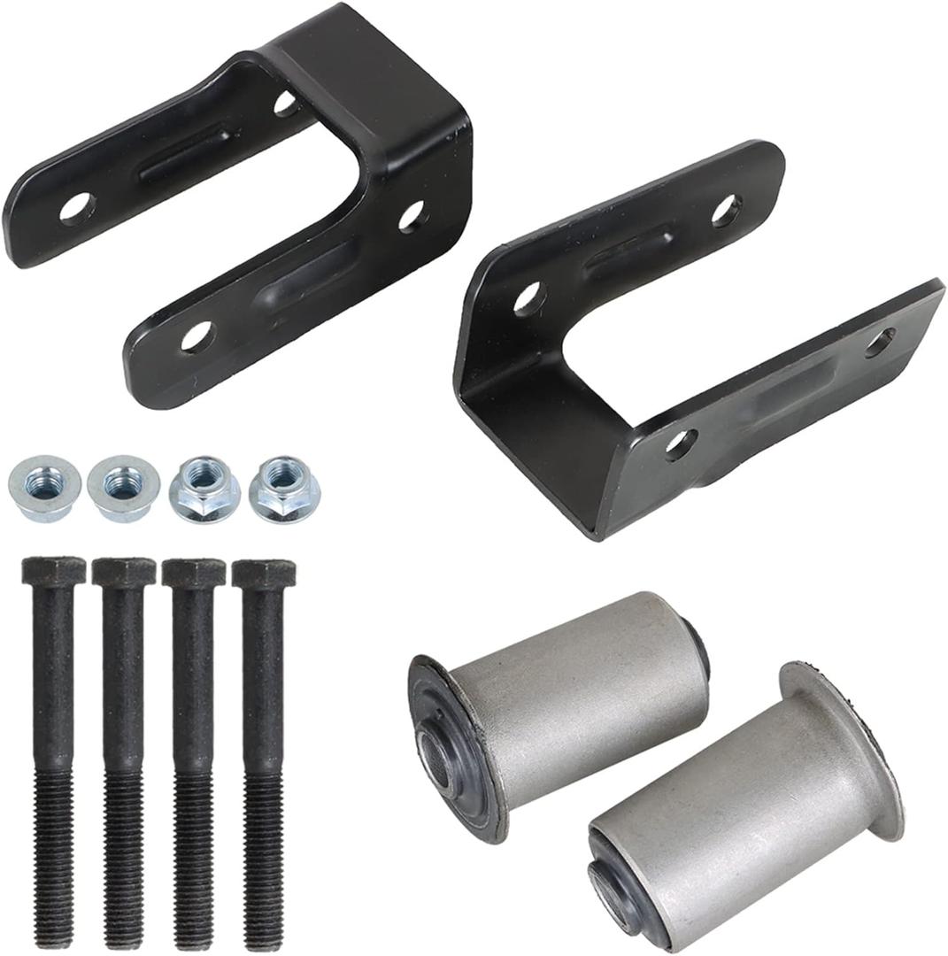 labwork Leaf Spring Shackle Rear Lh and Rh Pair Set Replacement for Chevy Blazer S10 Replacement for GMC Jimmy S15 1994-2005 722-028