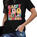 80s 90s Shirt for Women This is My 80's 90's Costume T-Shirt 80's 90's Vintage Music Party Short Sleeve, M,  Black