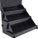 18.55''x16''x15'' Portable Product Display Stand -Black Display Table Repeatable Assembly/Disassembly Display Shelf for Craft Show Display,Retail Display,Farmers Markets,Candy Display,vendors