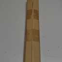 PATIKIL 12 x 2 Inch Door Air Vent Cover, 2 Pcs Aluminum Grille Ventilation Cover Louvered Diamond Hole with Mounting Screws for Cabinet Wardrobe Door, Black