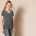 Amazon Essentials Women's Regular-Fit Short-Sleeve V-Neck T-Shirt, Multipacks (Medium)