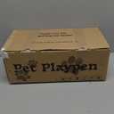 42x42 Inches Puppy Playpen with Gate, Dog Playpen for Puppies or Small Dogs, DogFence Pet Playpen for Indoor & Outdoor, Sturdy Safety DogPen with Thickened Fabric, High-Strength Nylon Wire Mesh (Blue)